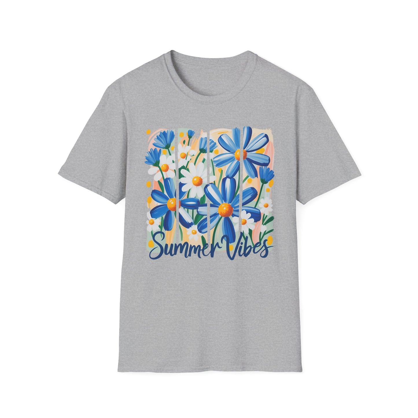 Summer Vibes T-Shirt | Floral Graphic Tee, Casual Wear, Gift for Her, Festival Outfit, Beachwear
