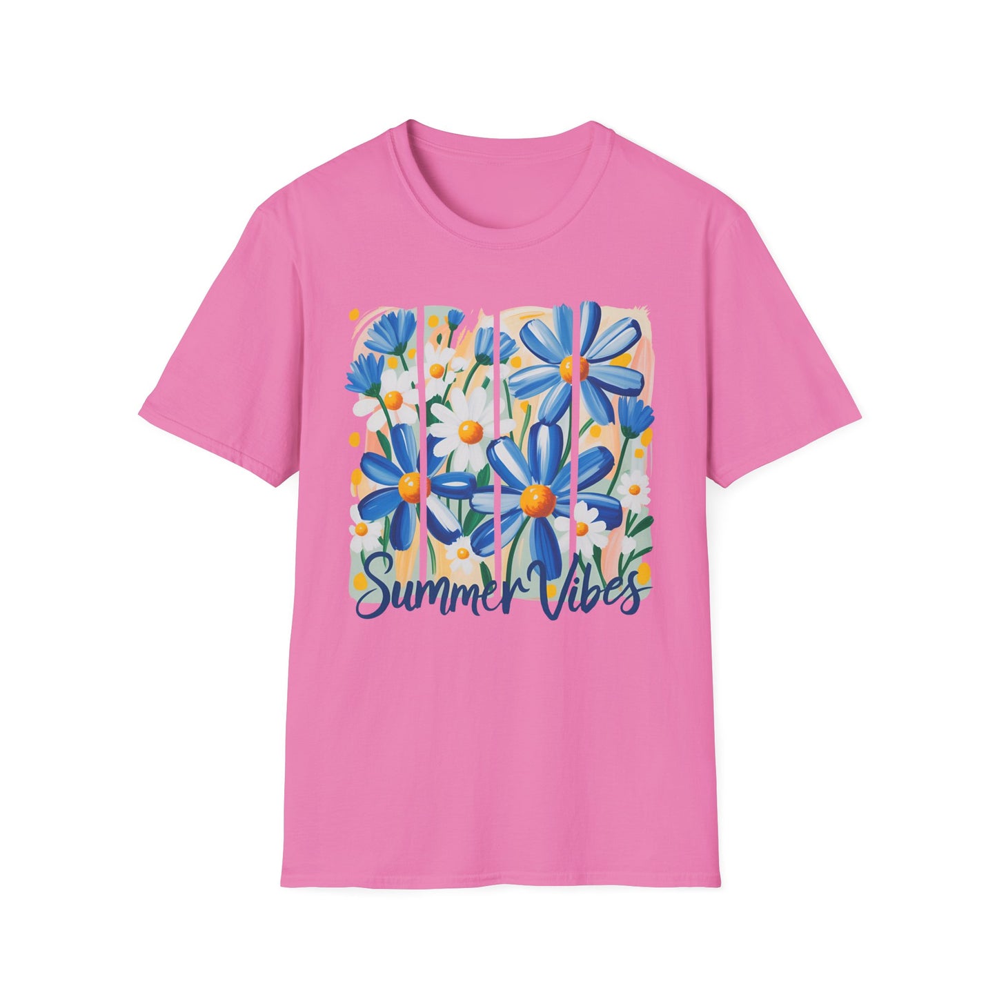 Summer Vibes T-Shirt | Floral Graphic Tee, Casual Wear, Gift for Her, Festival Outfit, Beachwear