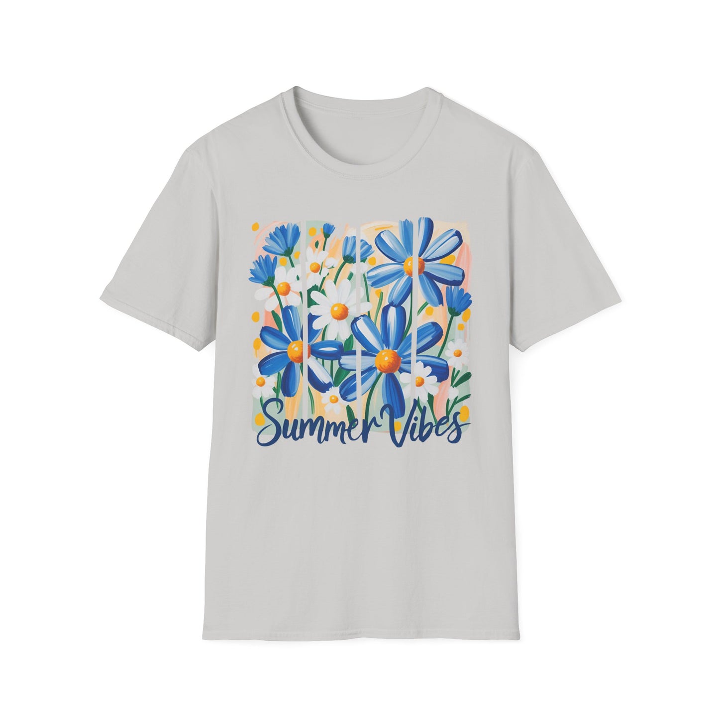 Summer Vibes T-Shirt | Floral Graphic Tee, Casual Wear, Gift for Her, Festival Outfit, Beachwear