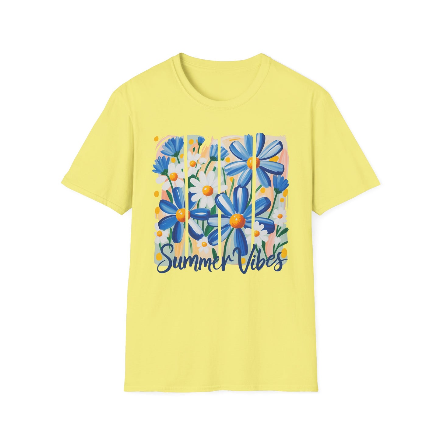 Summer Vibes T-Shirt | Floral Graphic Tee, Casual Wear, Gift for Her, Festival Outfit, Beachwear