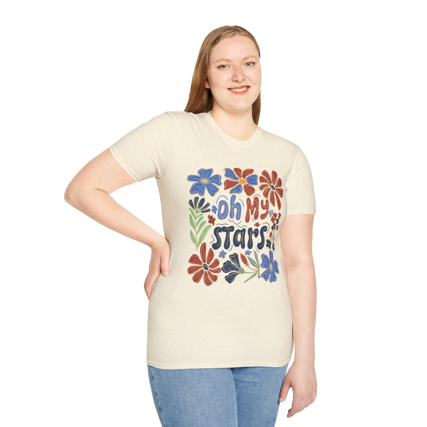 Oh My Stars, Boho floral, 4th of July, Casual Wear, Gift for Her, Festival Outfit, Beachwear