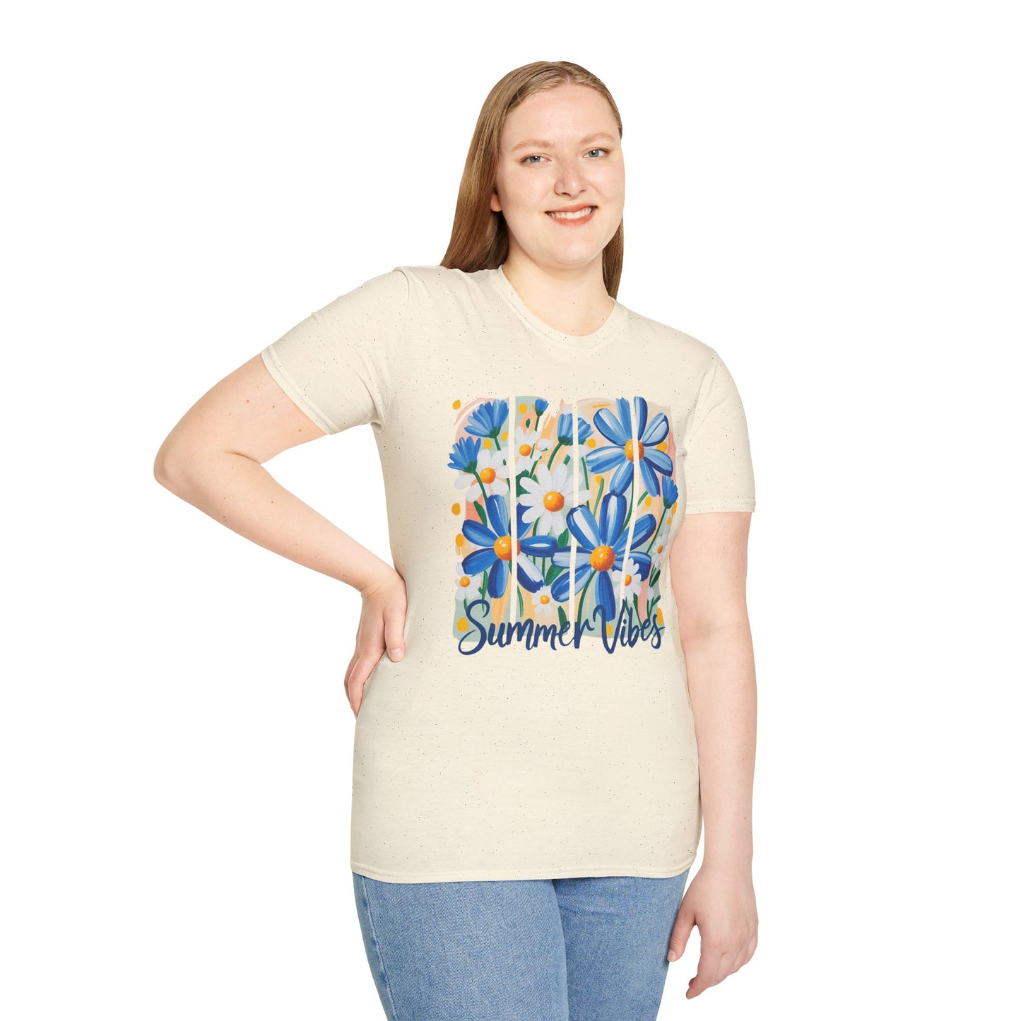 Summer Vibes T-Shirt | Floral Graphic Tee, Casual Wear, Gift for Her, Festival Outfit, Beachwear