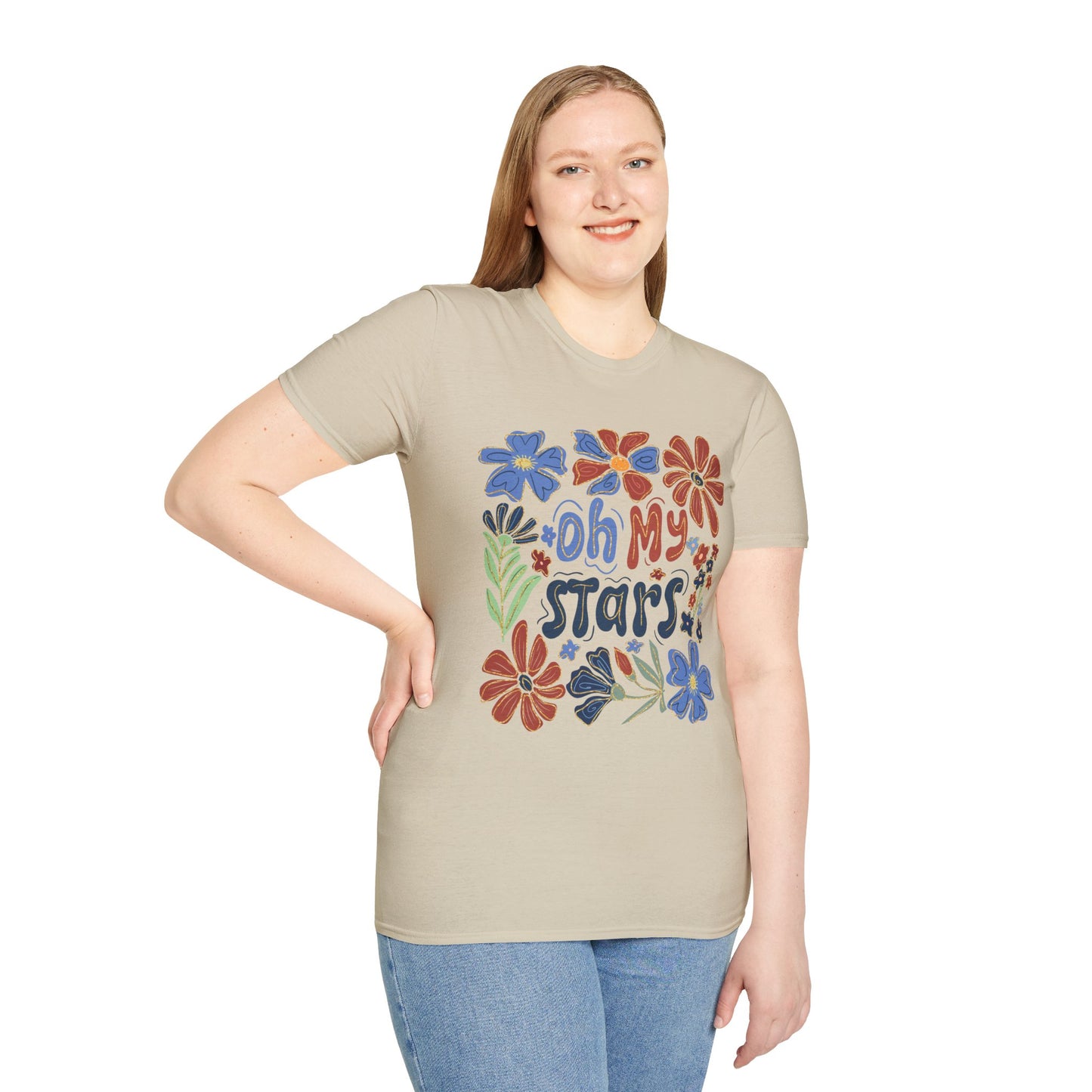Oh My Stars, Boho floral, 4th of July, Casual Wear, Gift for Her, Festival Outfit, Beachwear