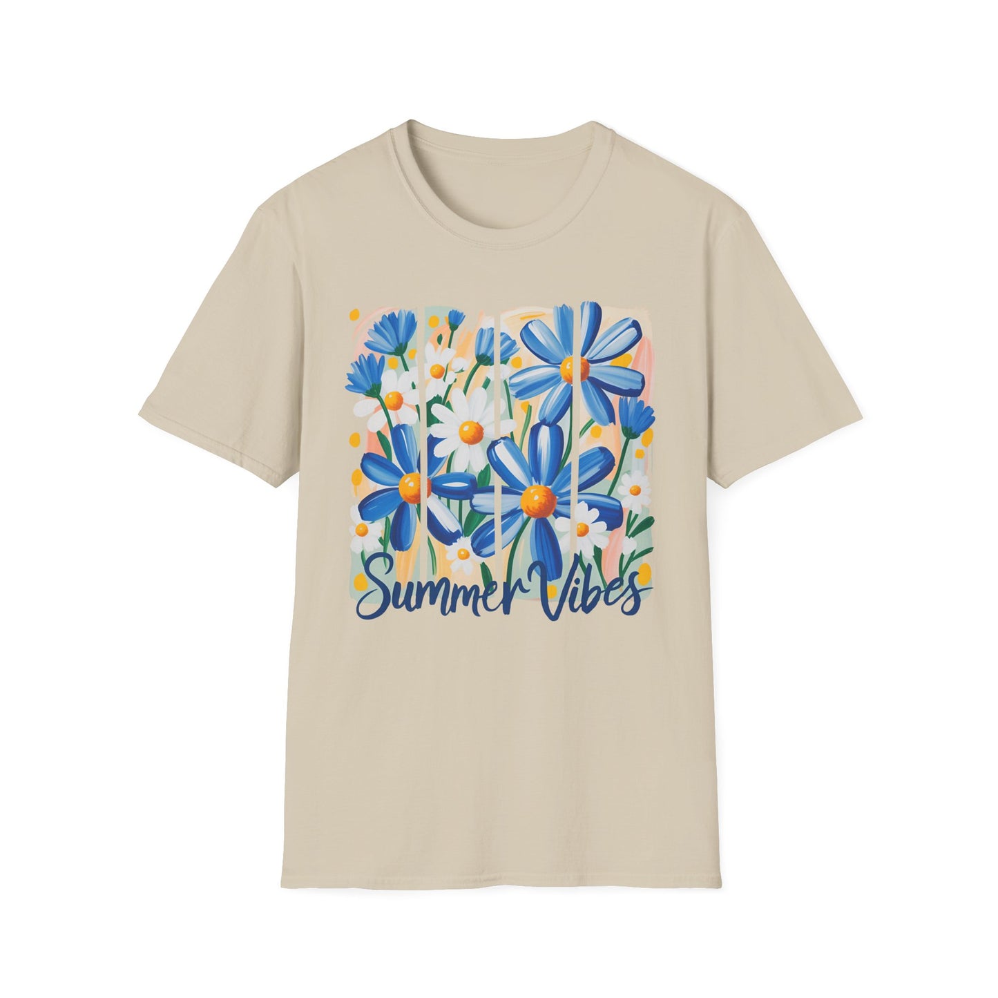 Summer Vibes T-Shirt | Floral Graphic Tee, Casual Wear, Gift for Her, Festival Outfit, Beachwear
