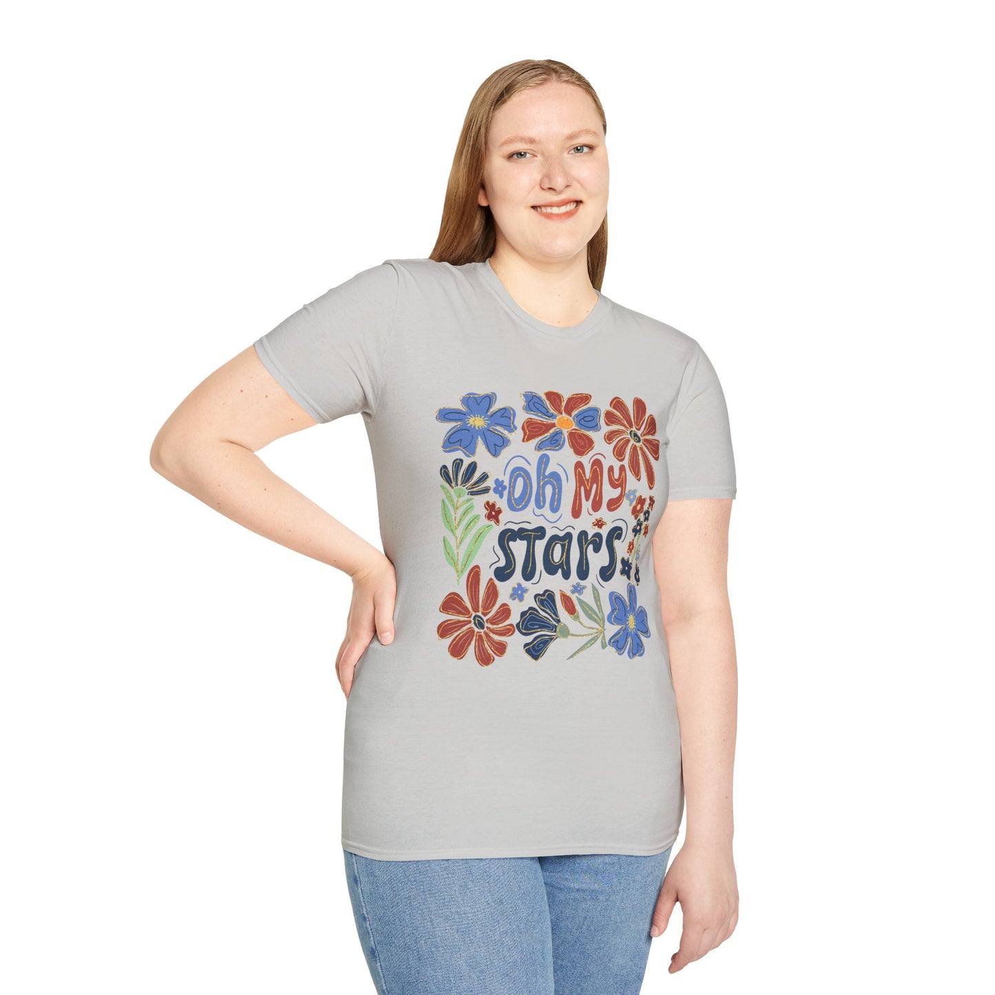 Oh My Stars, Boho floral, 4th of July, Casual Wear, Gift for Her, Festival Outfit, Beachwear