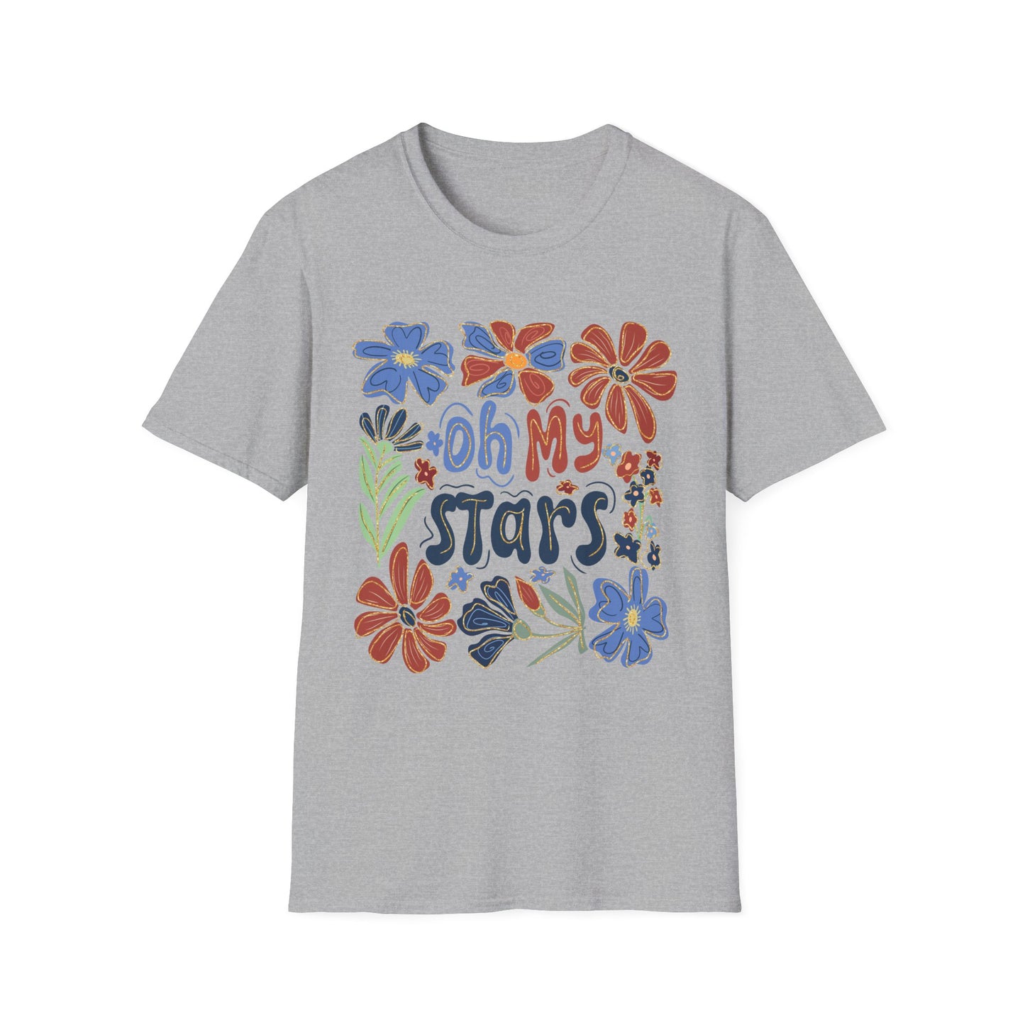 Oh My Stars, Boho floral, 4th of July, Casual Wear, Gift for Her, Festival Outfit, Beachwear