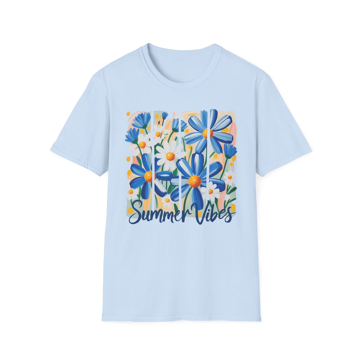 Summer Vibes T-Shirt | Floral Graphic Tee, Casual Wear, Gift for Her, Festival Outfit, Beachwear