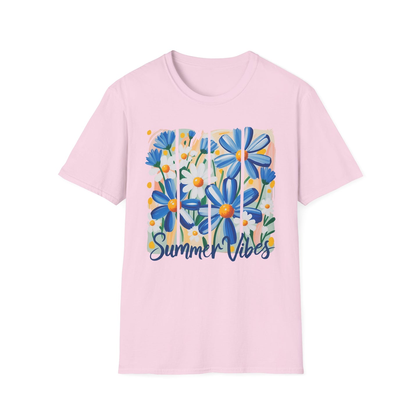 Summer Vibes T-Shirt | Floral Graphic Tee, Casual Wear, Gift for Her, Festival Outfit, Beachwear