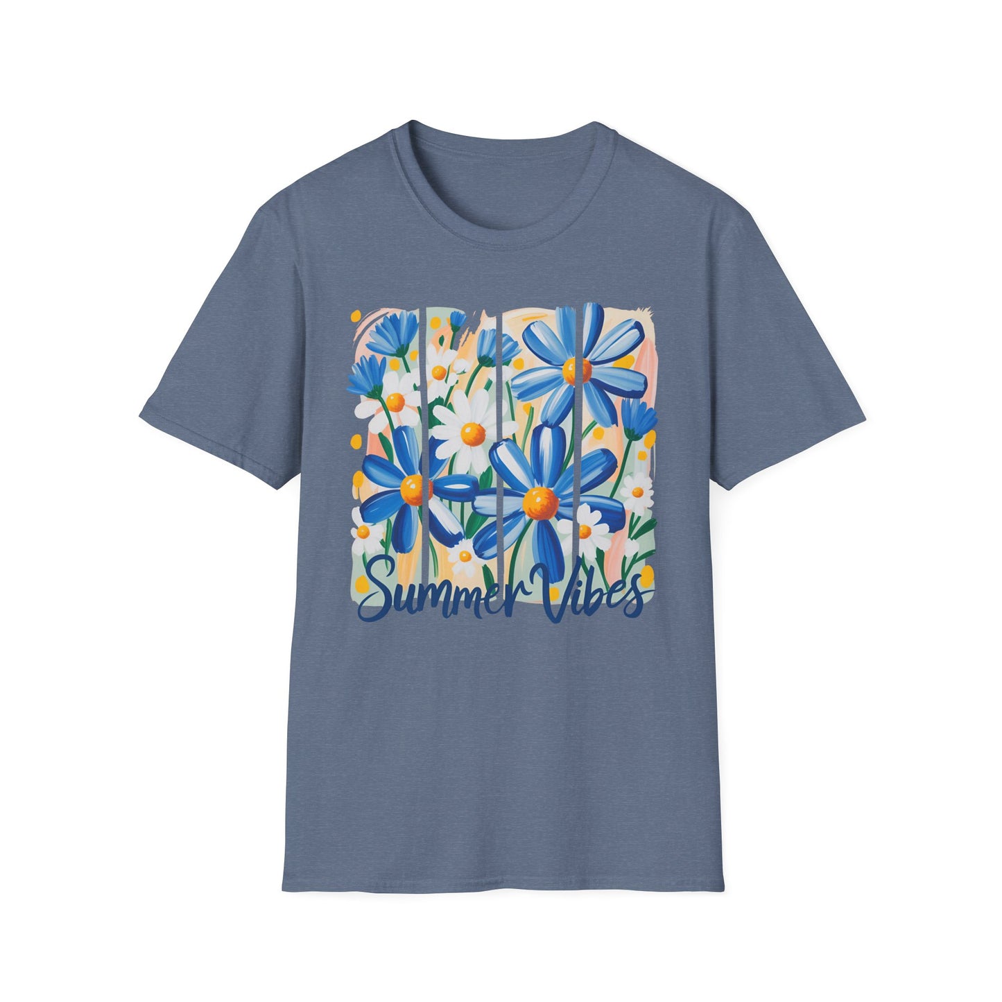 Summer Vibes T-Shirt | Floral Graphic Tee, Casual Wear, Gift for Her, Festival Outfit, Beachwear