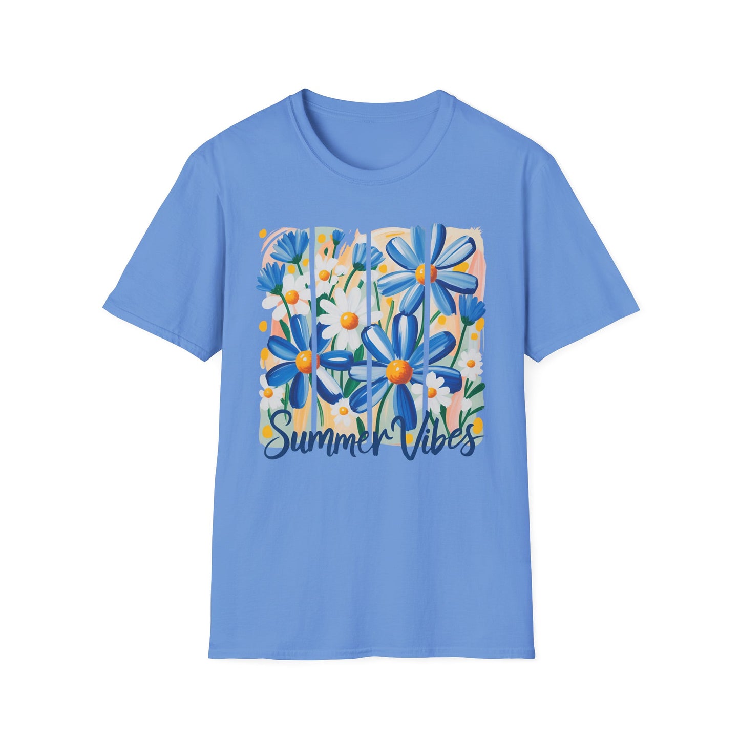 Summer Vibes T-Shirt | Floral Graphic Tee, Casual Wear, Gift for Her, Festival Outfit, Beachwear
