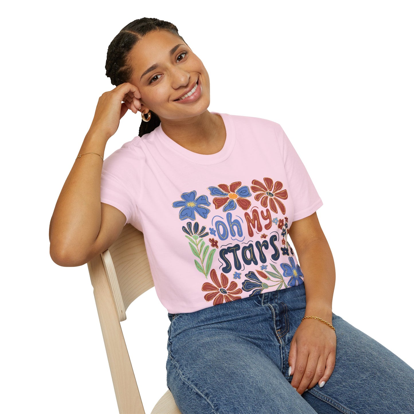 Oh My Stars, Boho floral, 4th of July, Casual Wear, Gift for Her, Festival Outfit, Beachwear