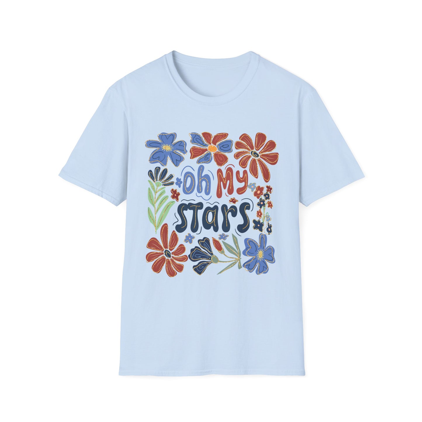 Oh My Stars, Boho floral, 4th of July, Casual Wear, Gift for Her, Festival Outfit, Beachwear