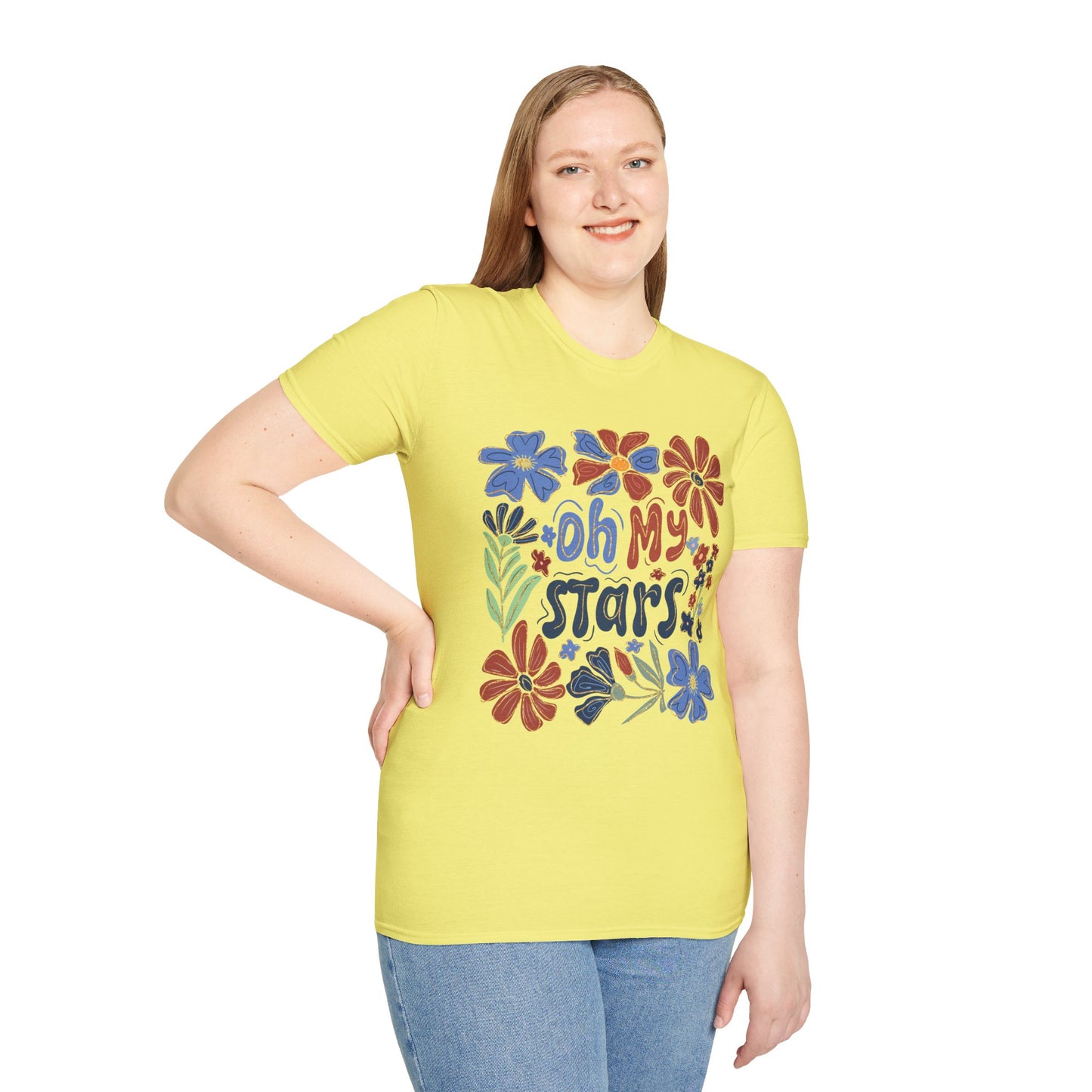 Oh My Stars, Boho floral, 4th of July, Casual Wear, Gift for Her, Festival Outfit, Beachwear