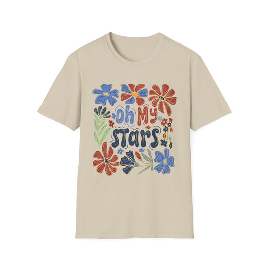 Oh My Stars, Boho floral, 4th of July, Casual Wear, Gift for Her, Festival Outfit, Beachwear