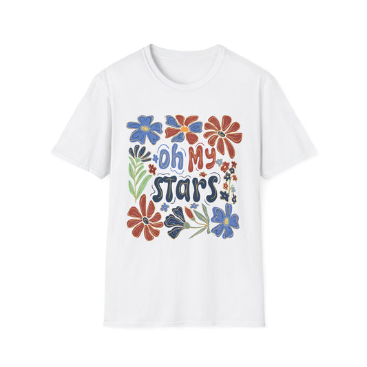 Oh My Stars, Boho floral, 4th of July, Casual Wear, Gift for Her, Festival Outfit, Beachwear