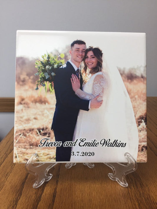 Custom Ceramic Tile (plaque), Personalized Ceramic Tile
